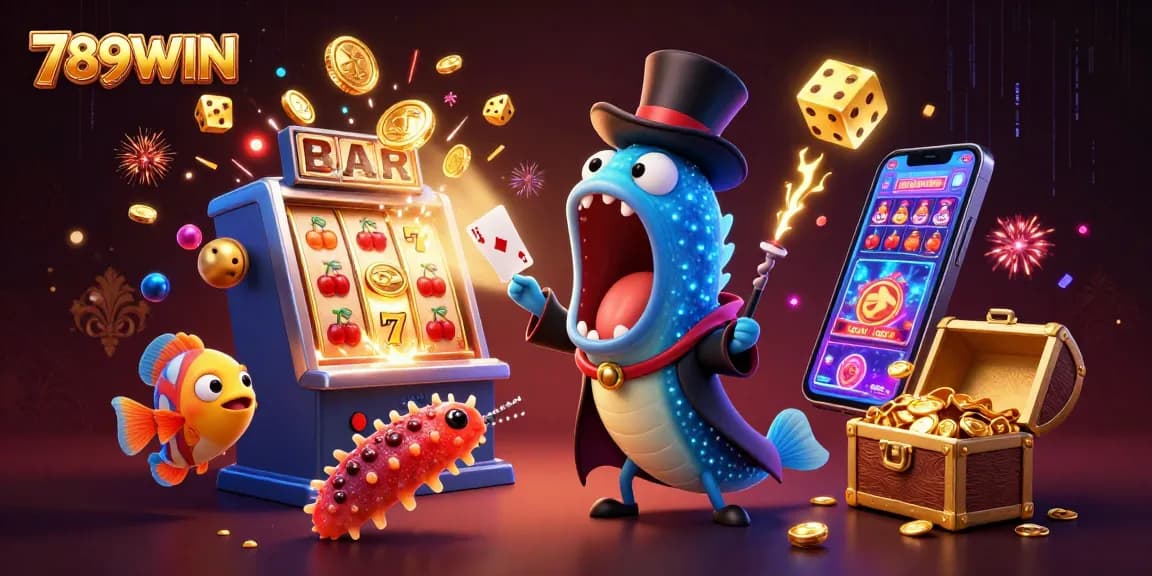 Experience thrilling gameplay at 789WIN with vibrant 3D casino action and magical elements!