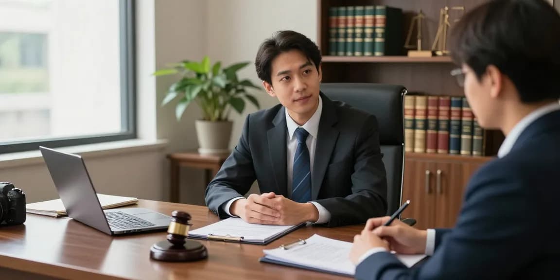 This artilcle on CBS News showcasing a legal consultation in a professional law office environment.