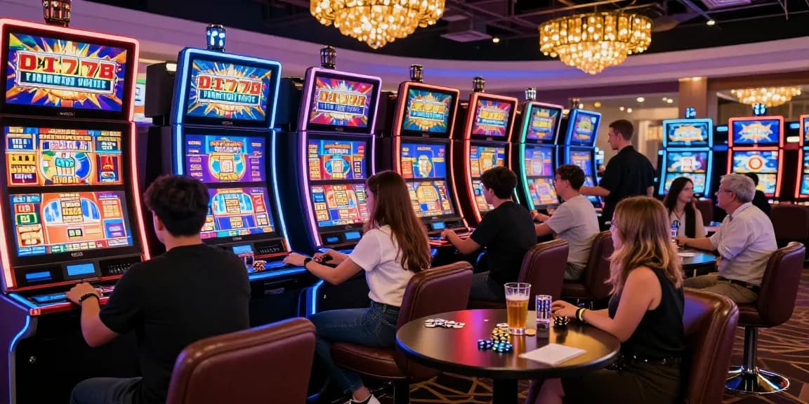 Exciting slot777 gaming experience in a vibrant casino environment.