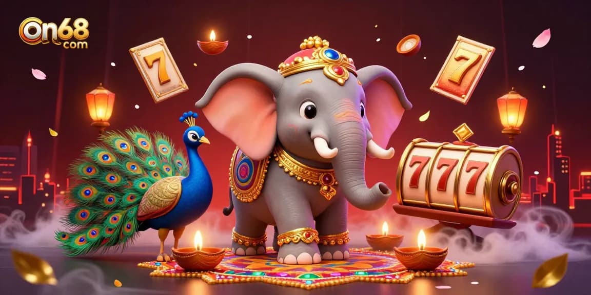 Experience exciting gameplay at on68 com with lively slot elements and festive visuals.