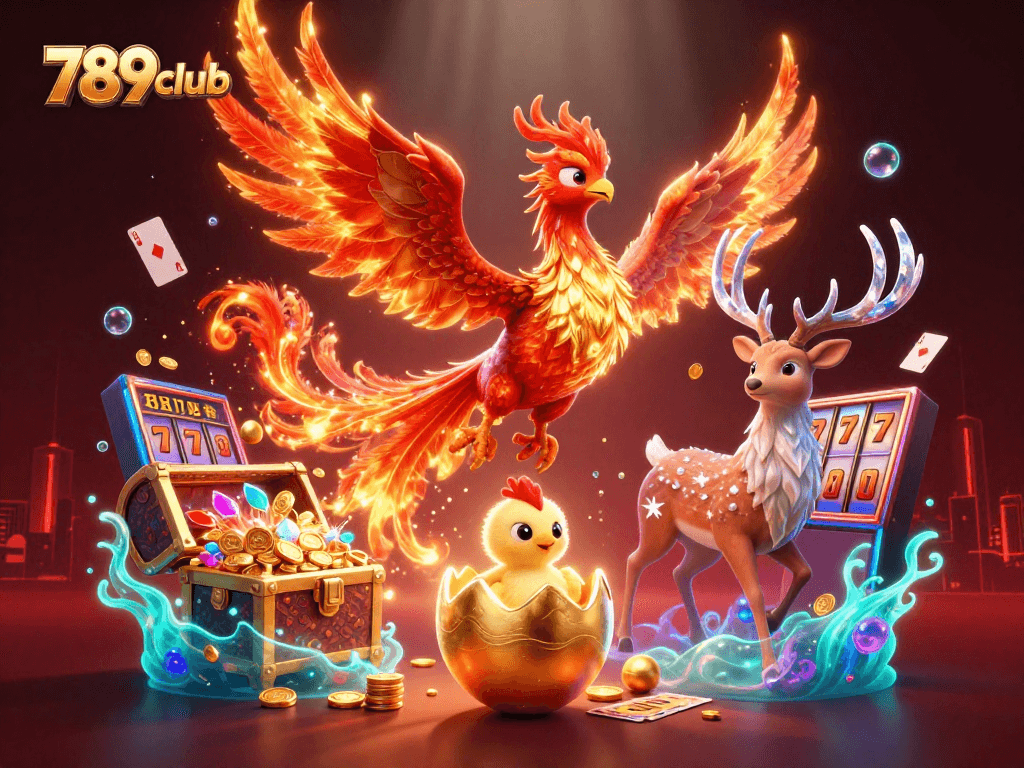 Engage in thrilling gameplay with 789club's vibrant casino experience featuring stunning characters.