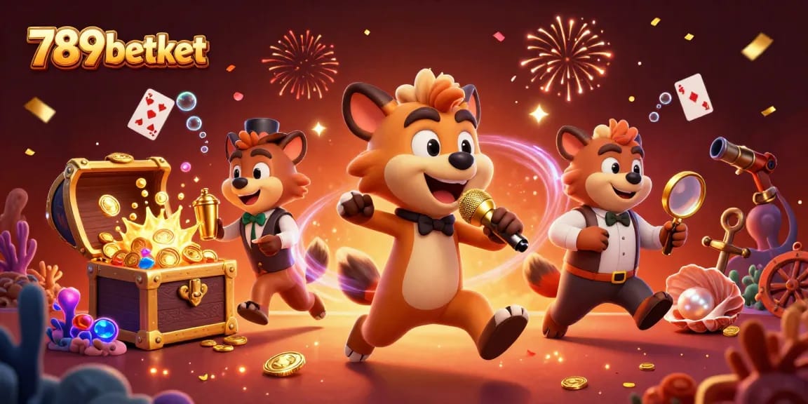 Win big with exciting gameplay at 789betket, featuring vibrant casino action and fun characters.