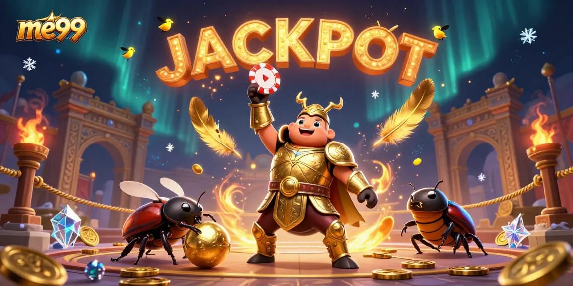 Win big at me99 with the hercules beetle championing casino games and jackpots!