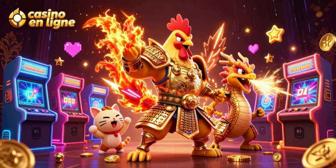 Jouez à casino en ligne avec un réveil de gains explosifs aux côtés d'un guerrier et d'un dragon