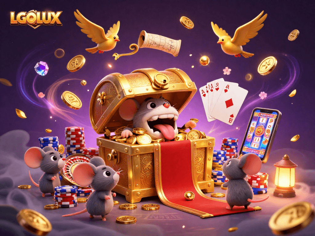 Experience thrilling online slots with LGOLUX's dynamic games and winning treasures.