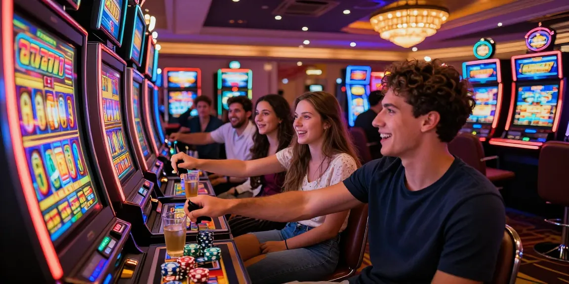 Pengalaman seru bermain slot777 di kasino dengan teman-teman yang bahagia.