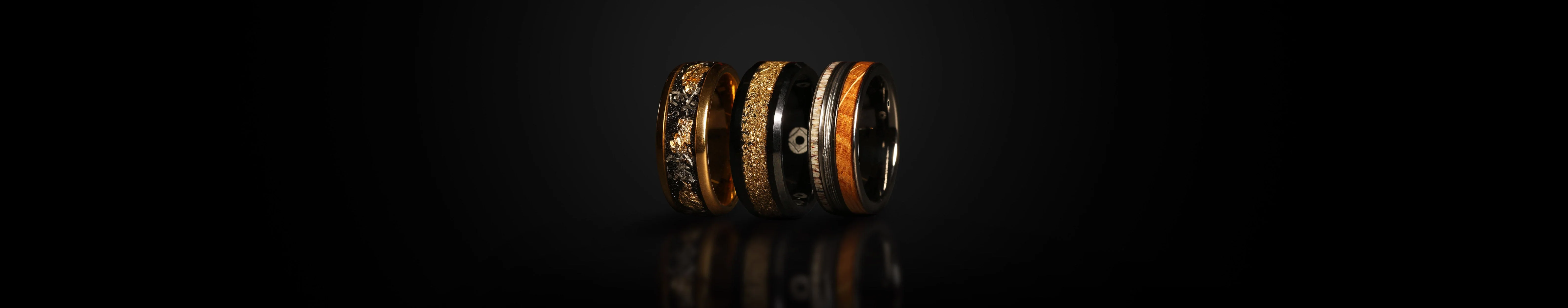 Choosing the Perfect Dark Mens Wedding Bands to Suit Your Style