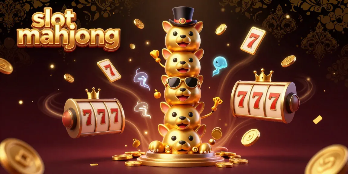 Spin the slot mahjong reels with excitement as vibrant gold coins and lucky symbols fly dynamically around.