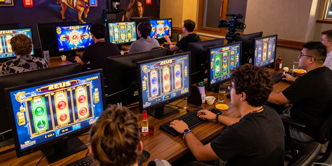 Engaged players enjoying slot zeus games in an exciting online gaming environment.