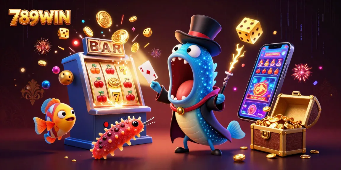 Experience thrilling gameplay at 789WIN with vibrant 3D casino action and magical elements!