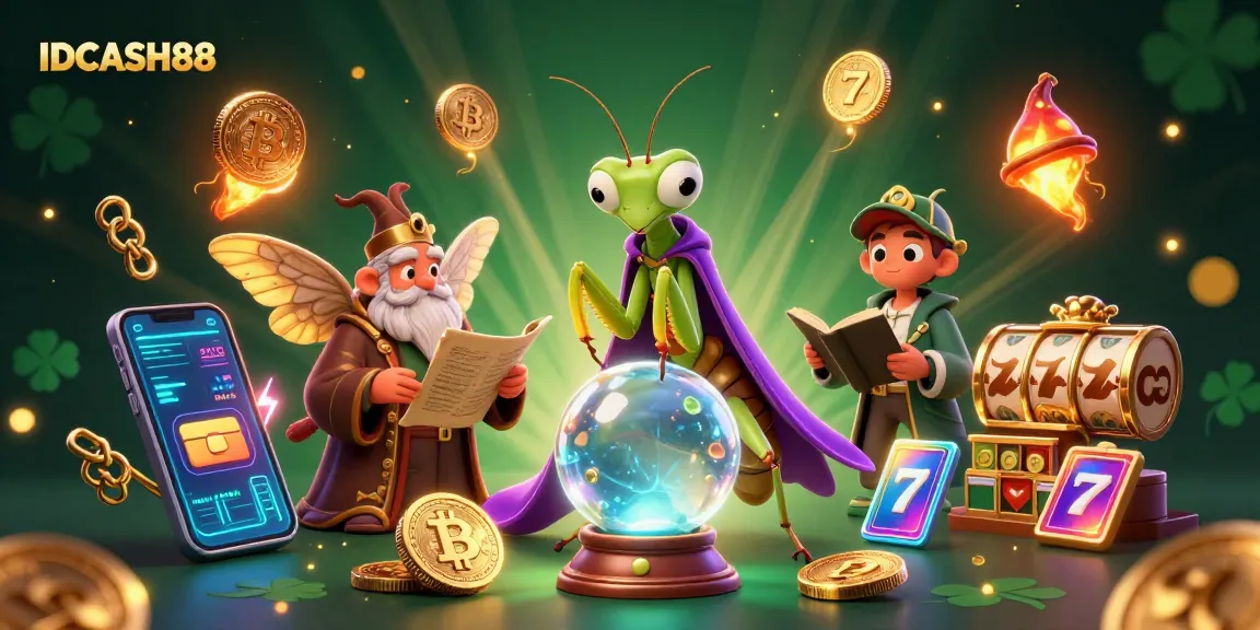 Experience IDCASH88 with mystic fortune telling and cryptocurrency gambling elements in rich detail.