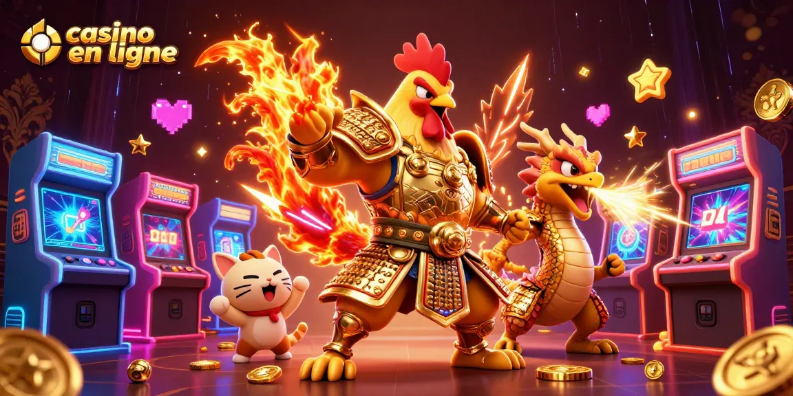 Jouez à casino en ligne avec un réveil de gains explosifs aux côtés d'un guerrier et d'un dragon
