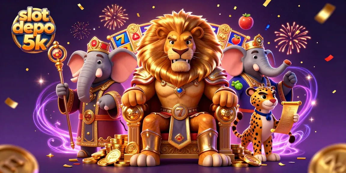 Menang besar di slot depo 5k dengan permainan seru dan peluang tinggi.