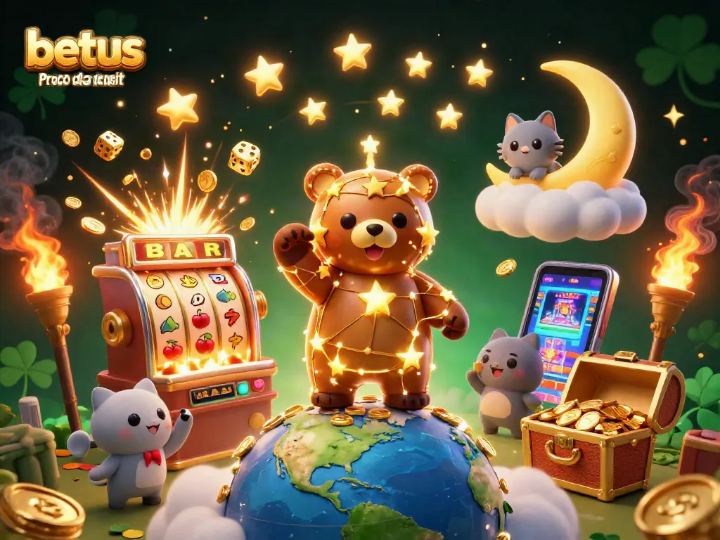 Engage in thrilling gameplay with the betus promo code no deposit, winning exciting rewards in a dazzling casino scene.
