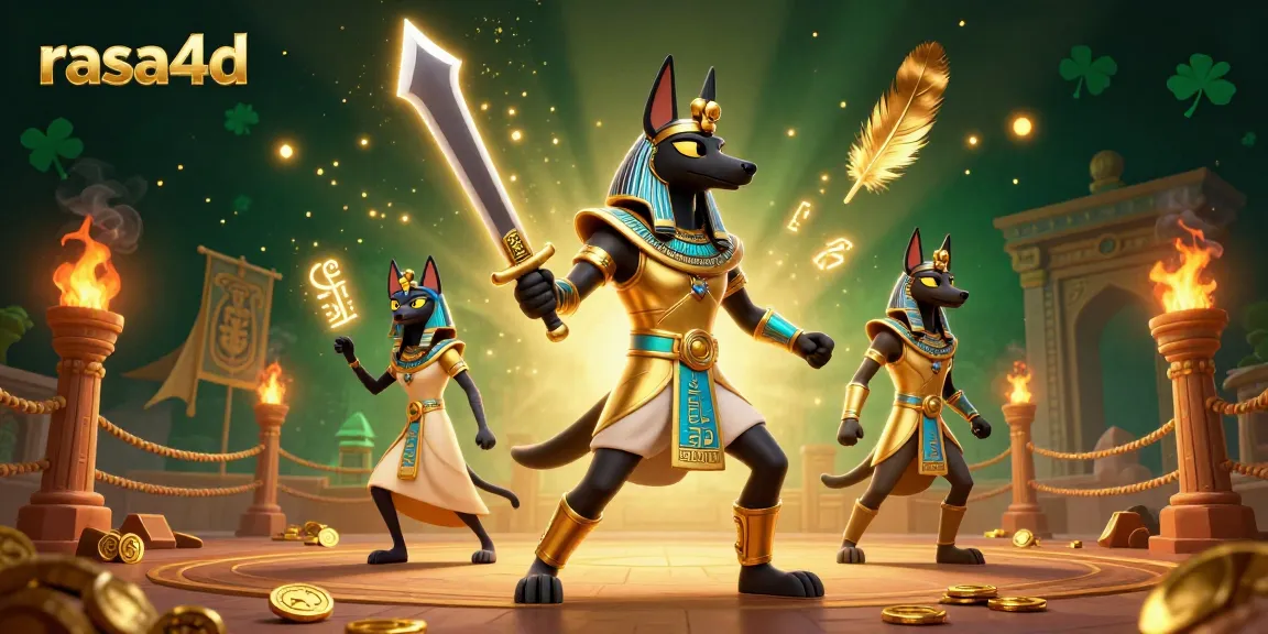 Gambarlah pengalaman bermain rasa4d di kasino dengan Anubis dan Bastet beraksi