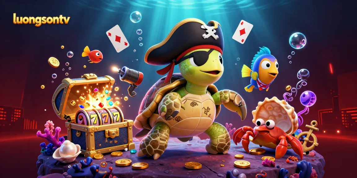 Experience casino magic with luongsontv as animated characters explore rich treasure environments.