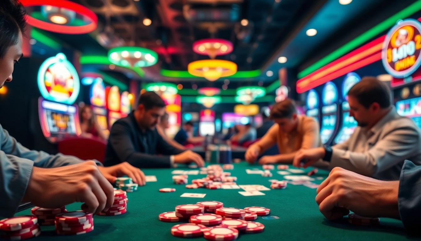 Daftar pgbet yang menarik di meja poker penuh warna dan pemain terfokus.