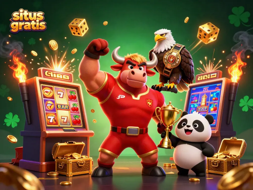 Experience thrilling wins with situs slot gratis featuring animated casino characters and jackpot excitement!