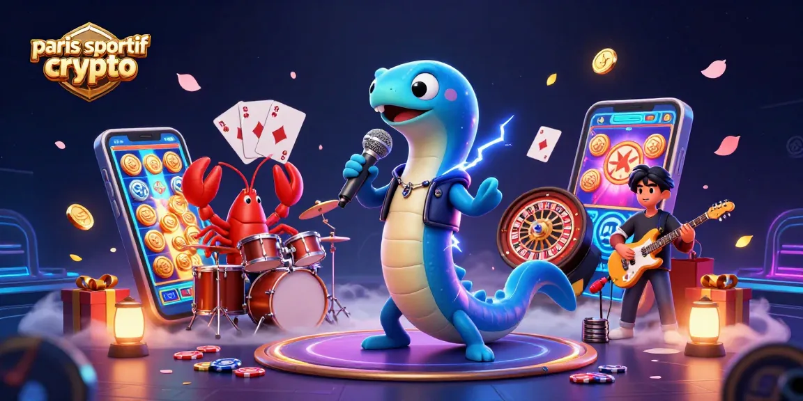 Pariez avec paris sportif crypto dans un casino sous-marin animé, où une anguille DJ assure le spectacle.