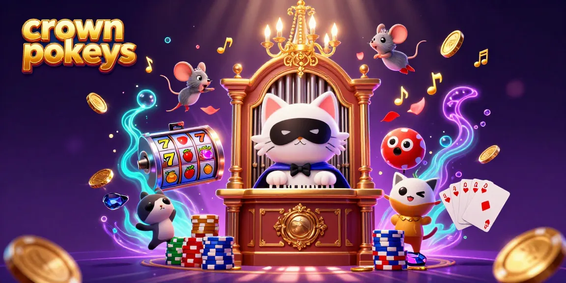 Experience thrilling crown pokies gameplay with colorful characters and dynamic casino elements.