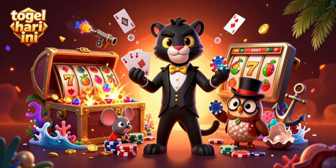 Engage with togel hari ini as the stylish black panther deals cards amidst dynamic casino elements.