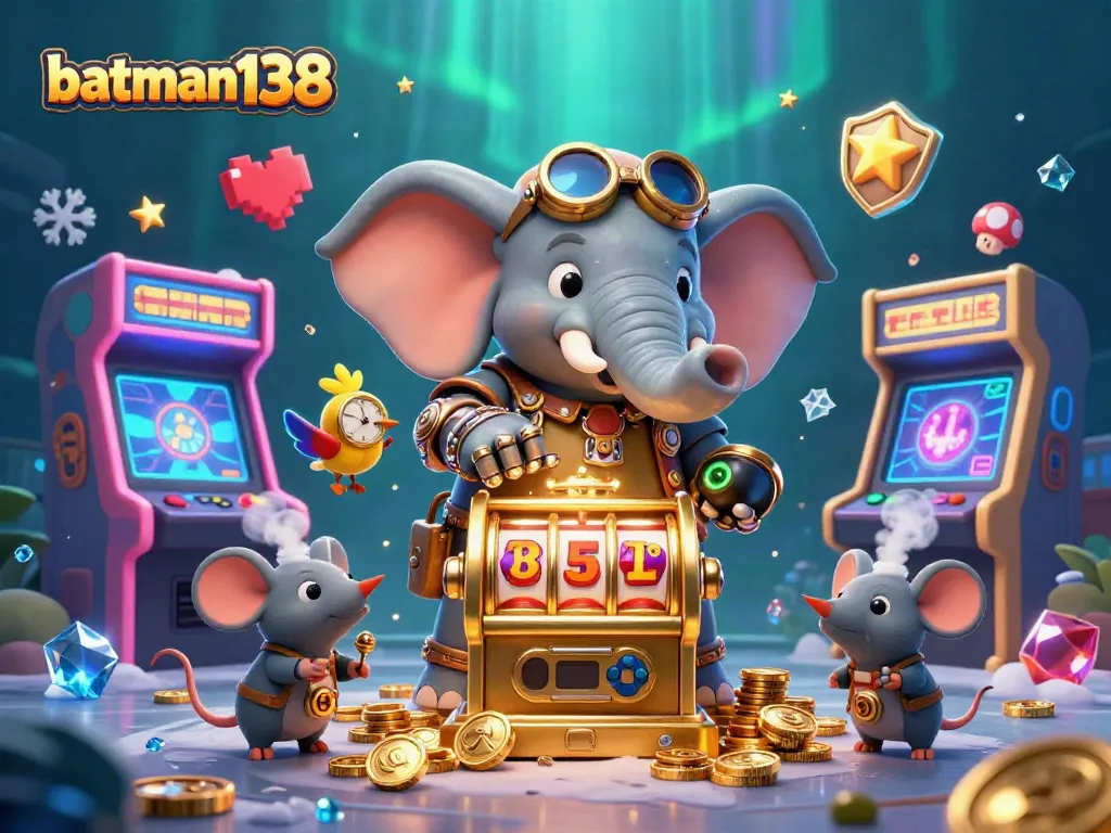 Experience the excitement of batman138 with vibrant gaming elements and a steampunk theme.