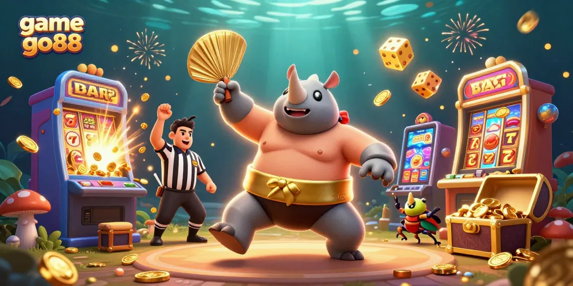 Experience exciting gameplay action with game go88 featuring a vibrant explosion of casino elements and charismatic characters.