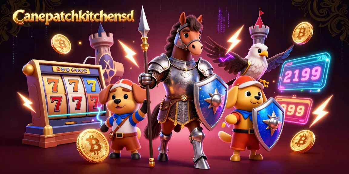 Experience the thrilling canepatchkitchensd casino adventure with knights and crypto elements!