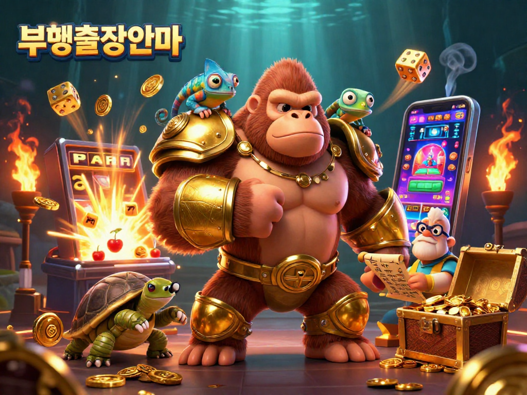 Experience thrilling 부평출장안마 with a king gorilla and vibrant slot action bursting with excitement.