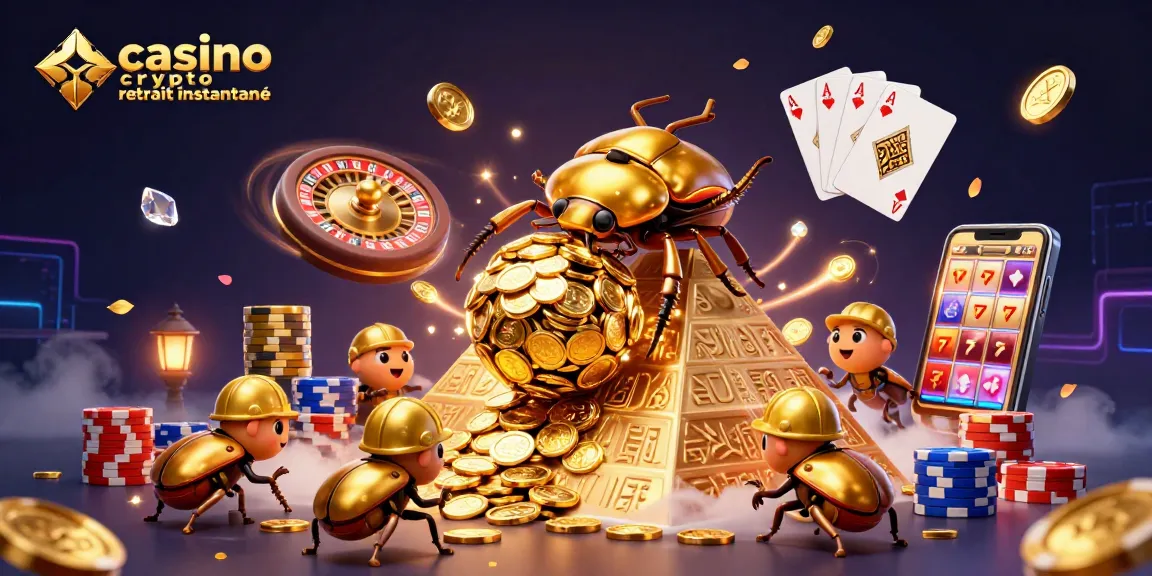 Découvrez le casino crypto retrait instantané et ses gagnants à travers une illustration fascinante du monde des jeux d'argent.