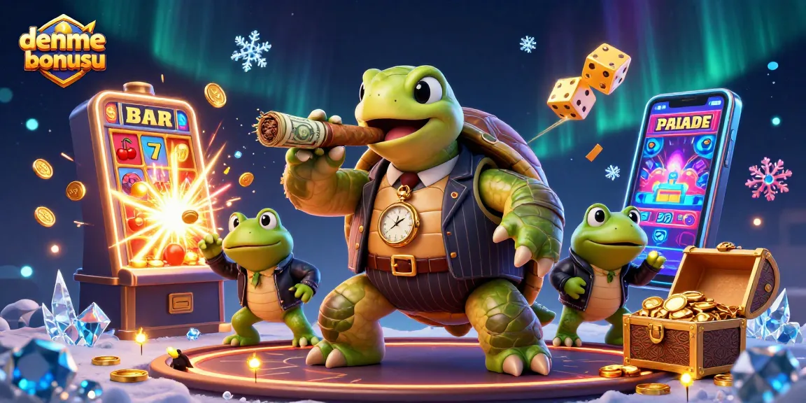 Experience thrilling deneme bonusu opportunities with vibrant casino characters and exciting game elements.