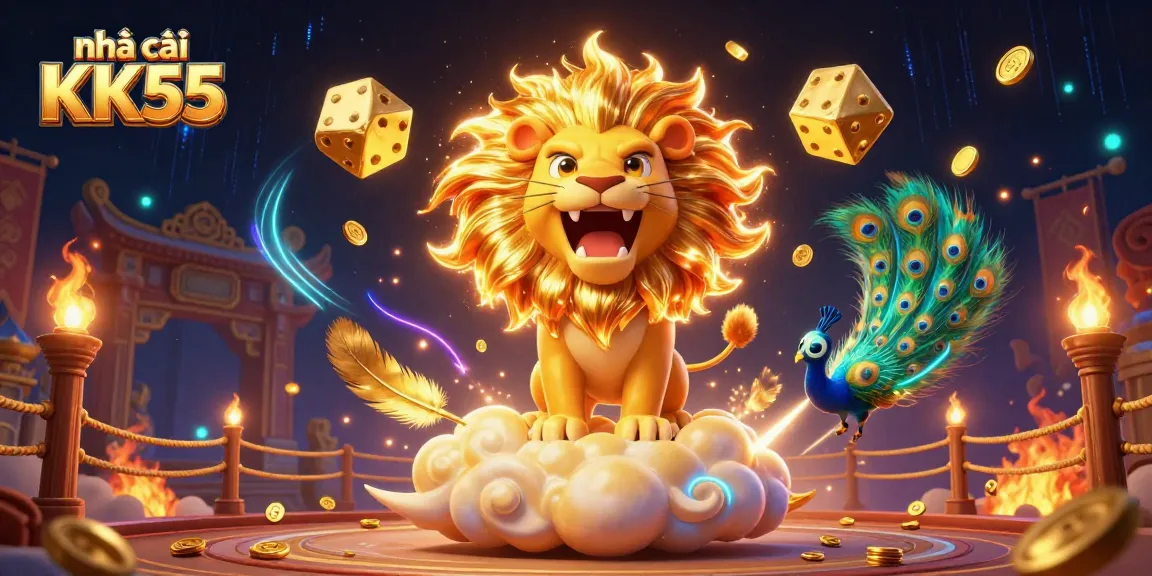 Experience the excitement of nhà cái KK55 with thrilling characters and vibrant casino elements.