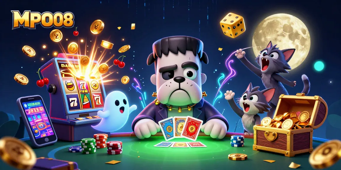 Play slots and win big with MPO08 while enjoying an enchanting monster-themed 3D casino experience