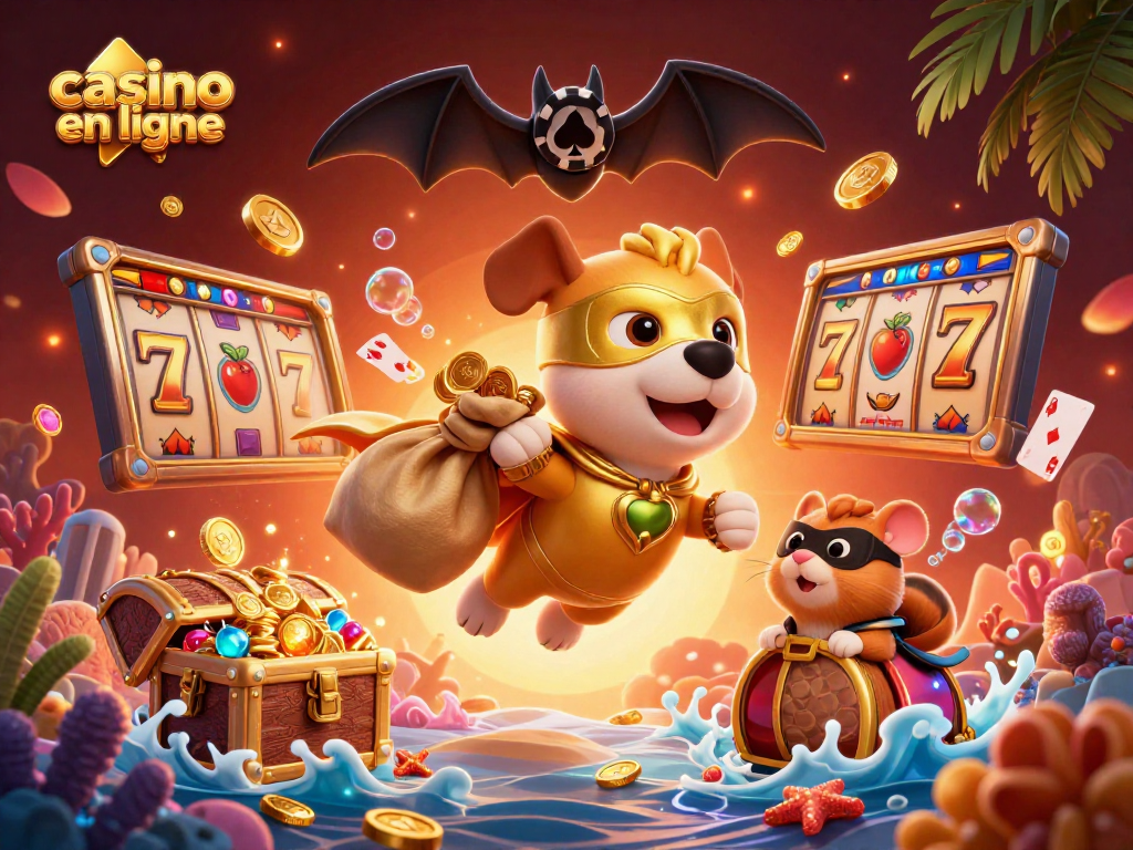 Le casino en ligne propose des aventures avec un chien super-héros et des gains en or.