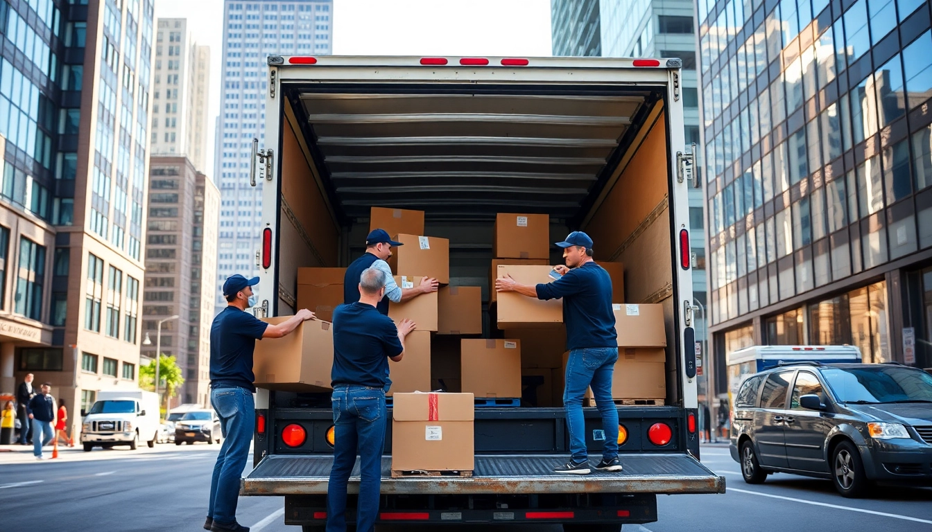 Experience reliable Office Moving Services NYC featuring professional movers efficiently packing.
