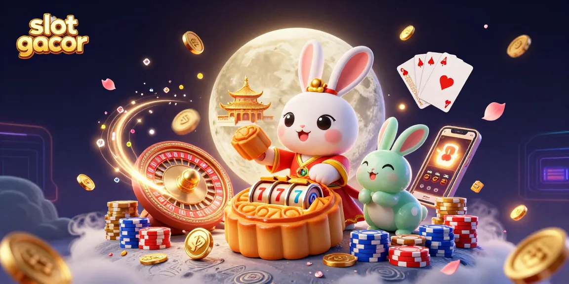 Experience slot gacor excitement with the moon rabbit on a lunar casino adventure.