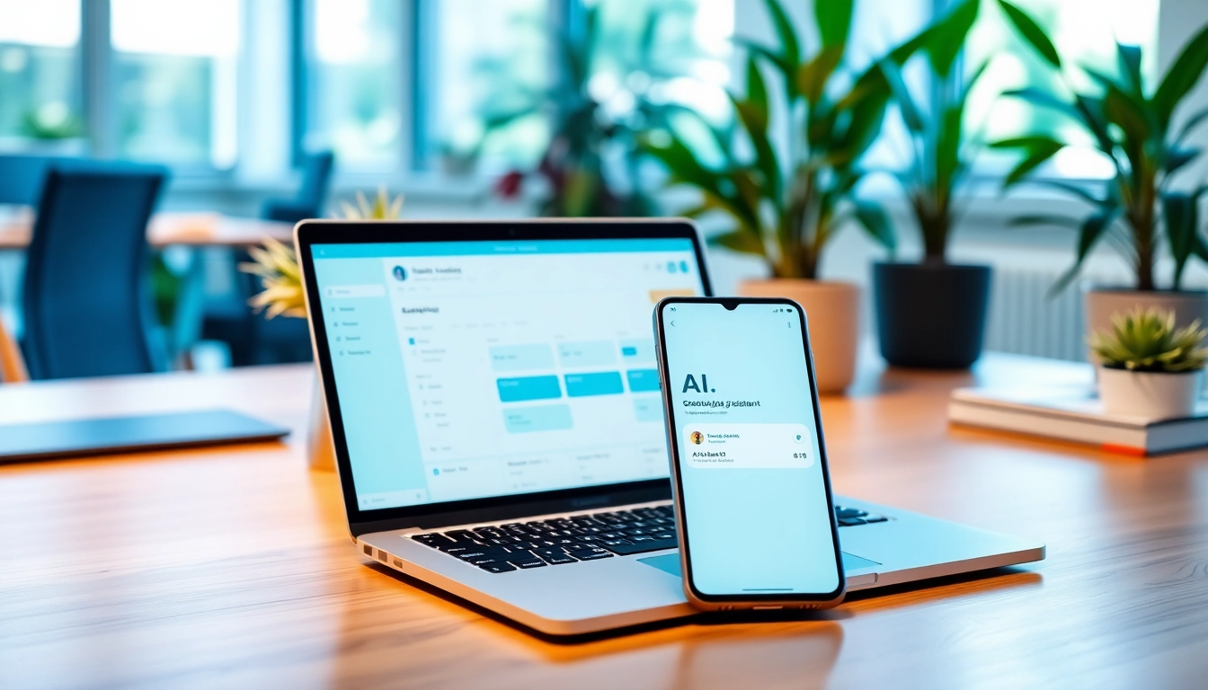Utilizing the best AI scheduling assistant for seamless calendar management in a modern workspace.