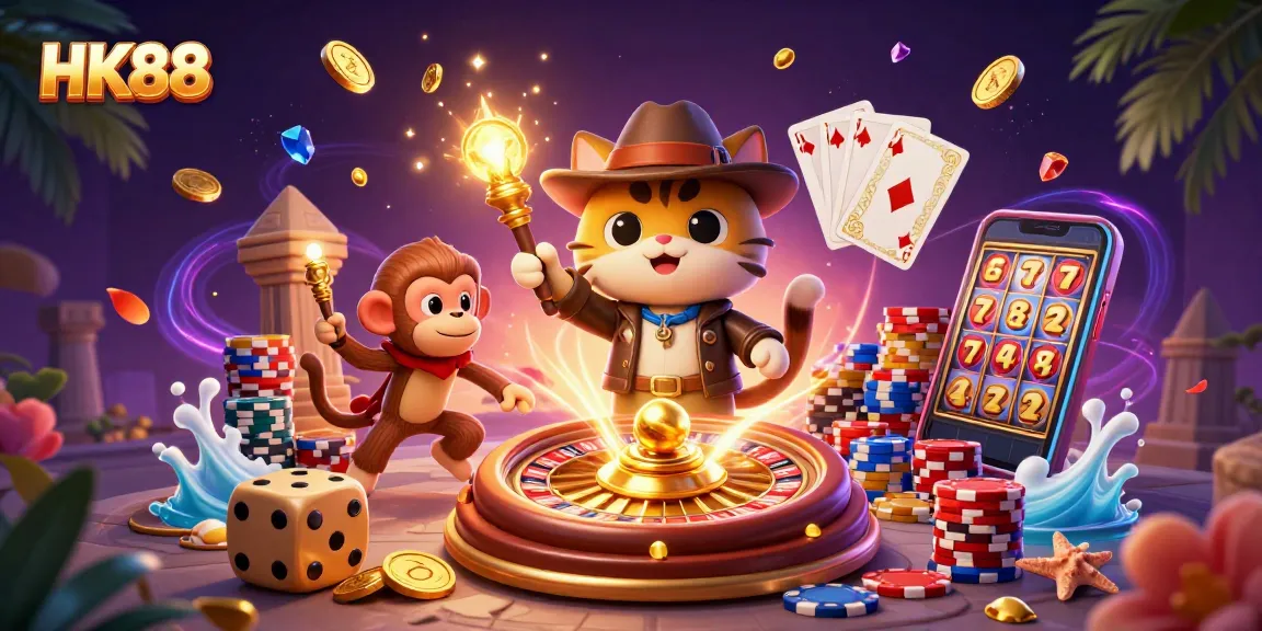 Win big at HK88 with thrilling adventures through golden casino artifacts and treasures!