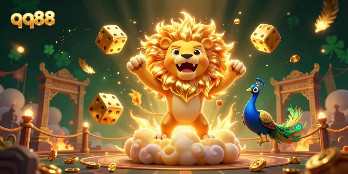 Engage with the thrilling atmosphere of qq88 featuring dynamic 3D elements of gambling in a vibrant casino world.