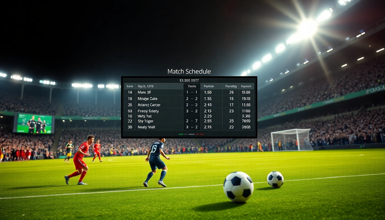 Jadwal bola Terlengkap dan Terupdate untuk Penggemar Sepak Bola