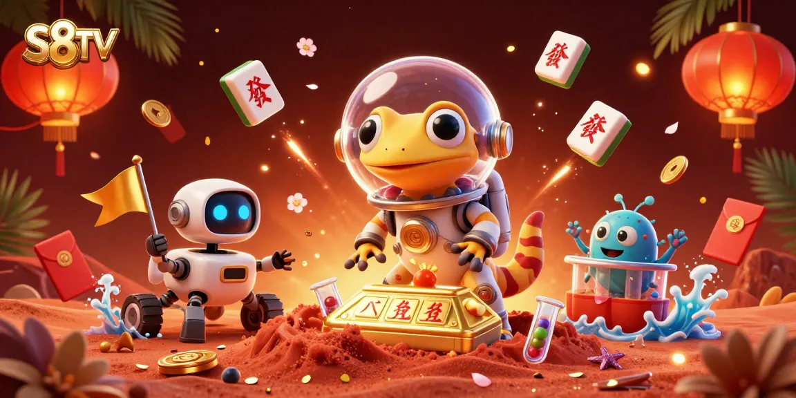 Engage with S8TV's thrilling online betting experience through a vibrant Mars gambling scene.