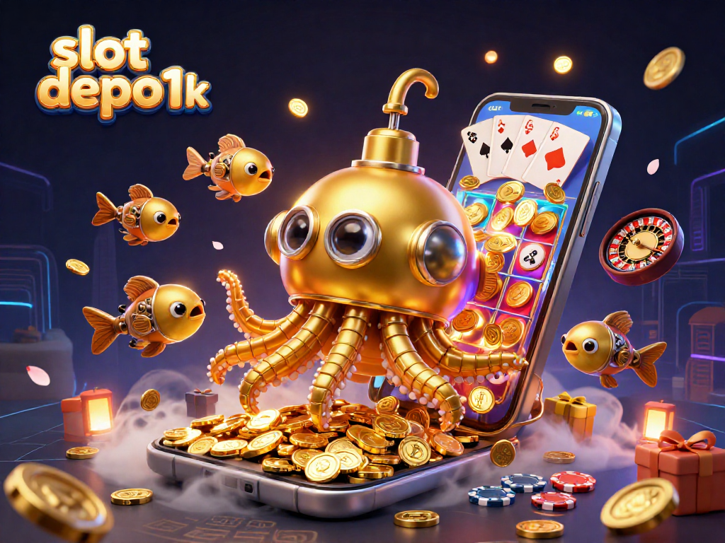 Engage with slot depo 1k as the golden kraken submarine surfaces among coins and games.