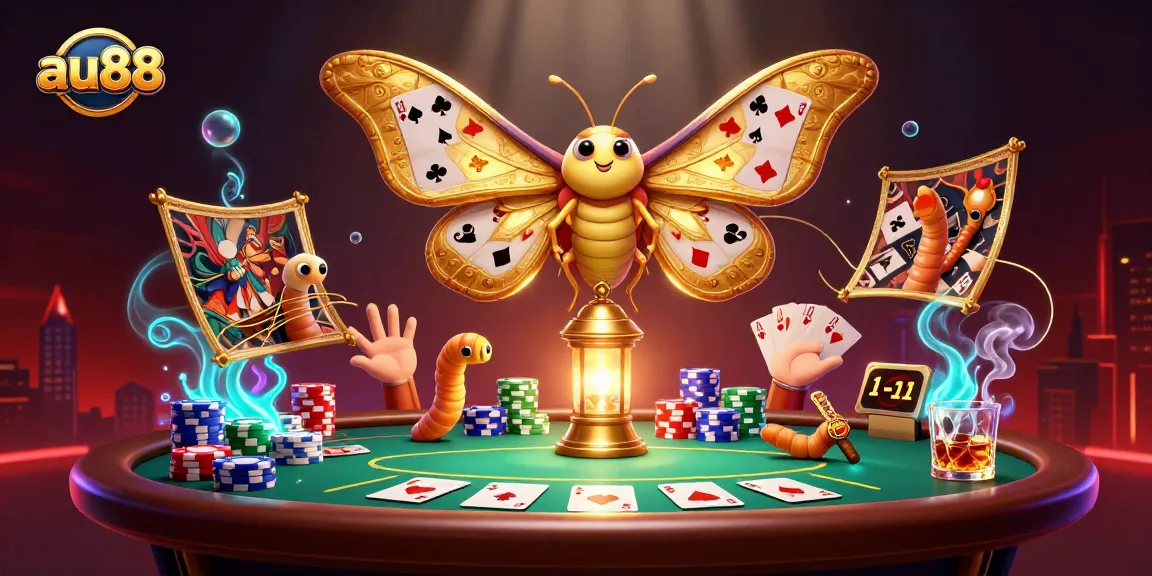 Experience thrilling gameplay at au88 with an extravagant display of casino-themed artistry.