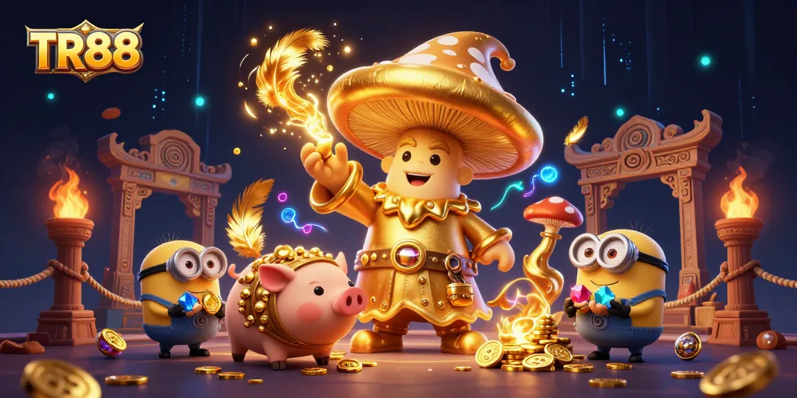 Experience winning excitement with TR88's magical gaming adventures featuring vibrant characters and epic casino elements.
