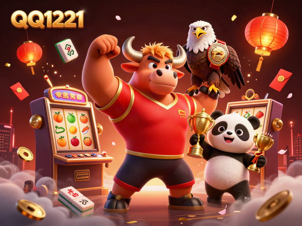 Experience thrilling adventures with QQ1221 through dynamic casino games depicted in vibrant celebration.