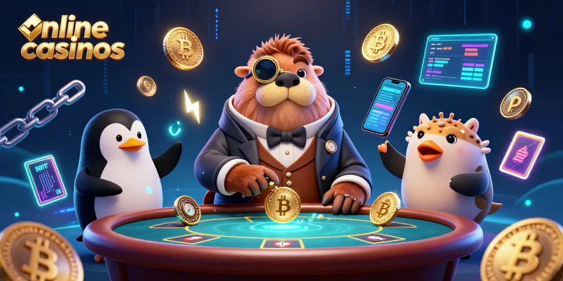 Experience thrilling gameplay at online casinos featuring unique characters and crypto elements.