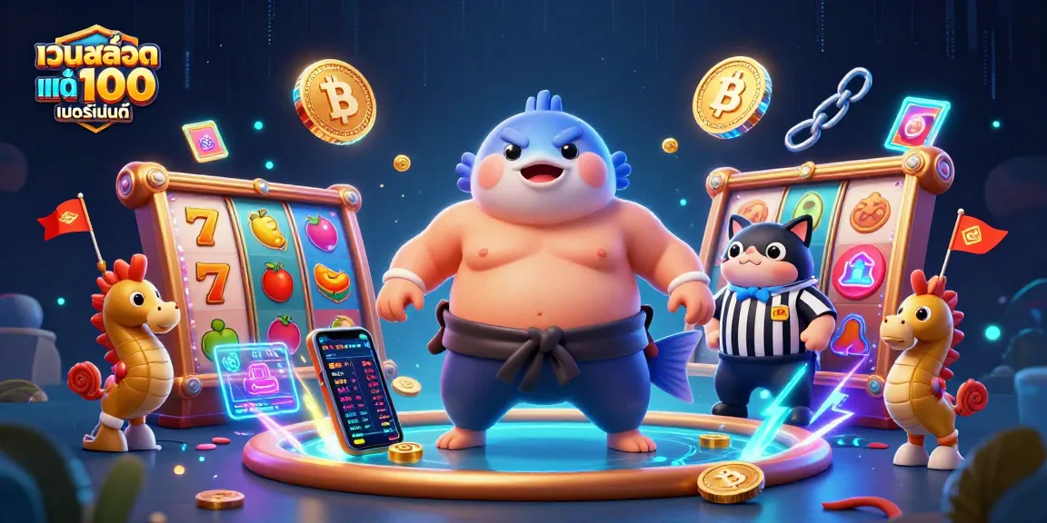 Engage with เว็บสล็อต แท้ 100 เปอร์เซ็นต์ featuring an energetic underwater slot tournament scene with dynamic characters.