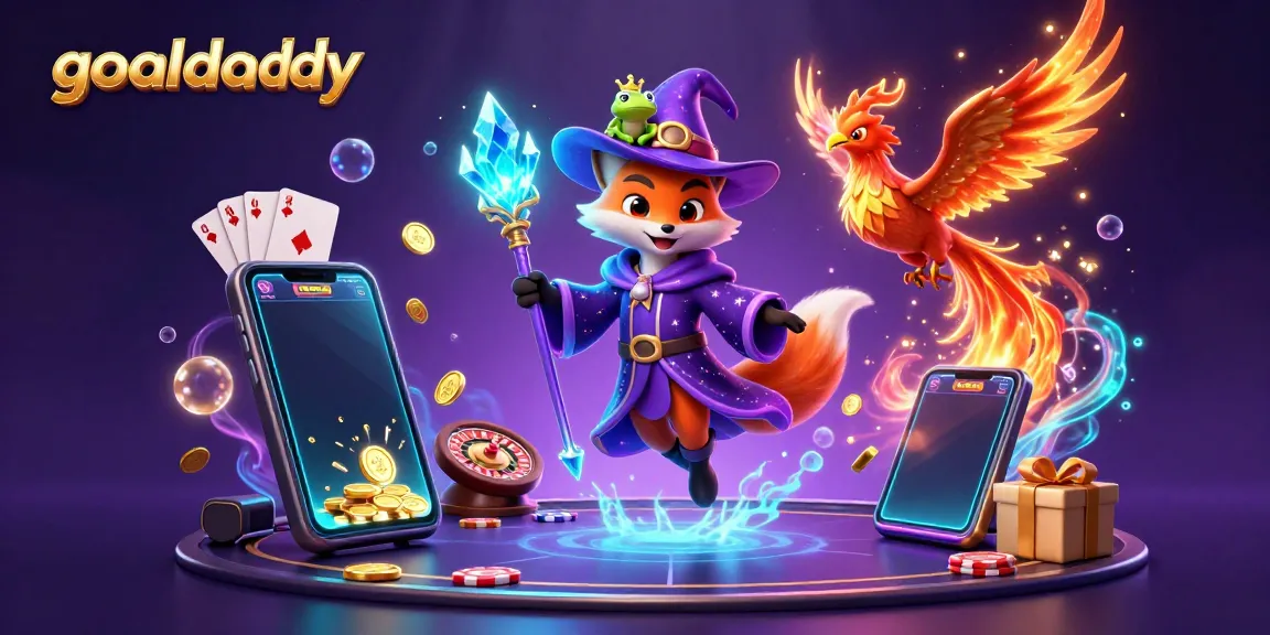 Experience dynamic sports betting with goaldaddy's 3D wizard fox and phoenix showcasing thrilling live betting elements.