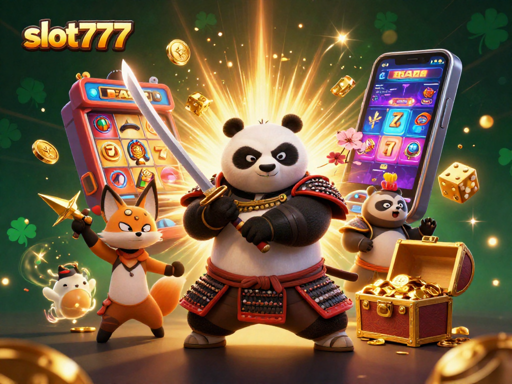 Experience thrilling wins at slot777 with samurai panda, ninja fox, and magical tanuki!