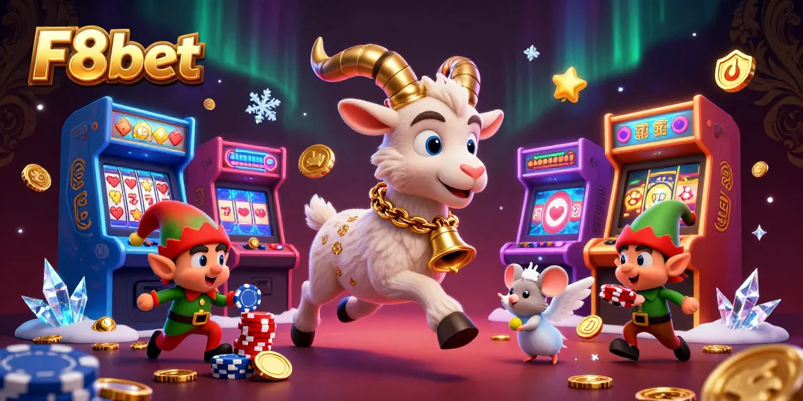Win big at F8bet with thrilling casino games featuring enticing characters in a dynamic scene.